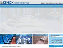 Tablet Screenshot of kenox02.webnshop.com.au